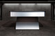 Close-up short wide profile view of the Doc & Holliday Poshy Rainbow Slate Pool Table, showcasing its brushed metallic rainbow base, matte black rails, and Euro Blue Championship felt, staged on a concrete floor with a clean modern backdrop wall. Close-up short wide profile view of the Doc & Holliday Poshy Rainbow Slate Pool Table, showcasing its brushed metallic rainbow base, matte black rails, and Euro Blue Championship felt, staged on a concrete floor with a clean modern backdrop wall.
